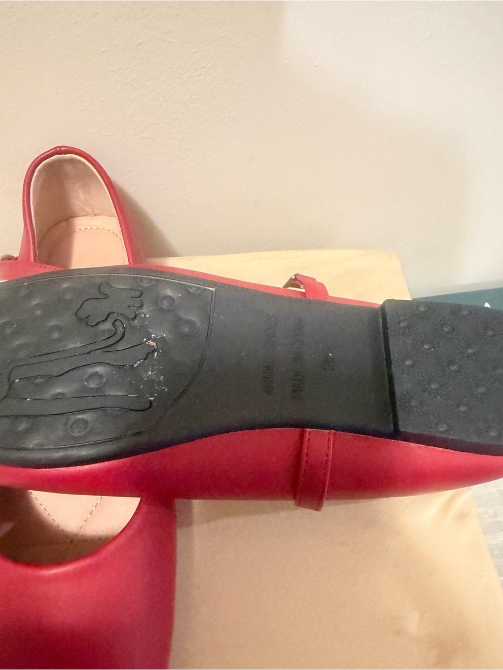 Unbranded Red Women's Mary Jane Flats